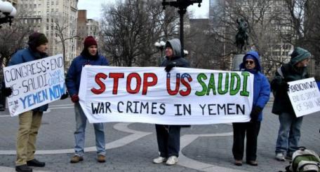 В Америке ширится протест против ведомой Саудовской Аравией коалицей арабских государств войны в Йемене.