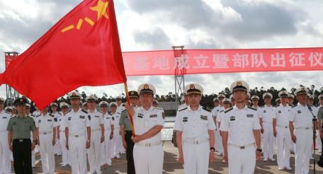 Китайские моряки в Джибути