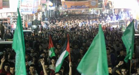 Демонстрация движения ХАМАС