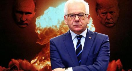 «Атомный Чапутович» – коллаж польского издания Newsweek