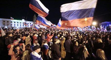 Воссоединение Крыма с Россией, март 2014 года.
