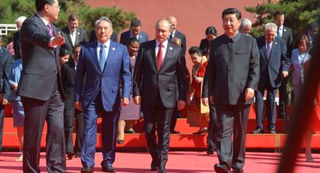 Лидеры Казахстана, России, Китая