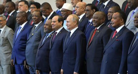 Встреча Россия — Африка, Владимир Путин и лидеры африканских государств