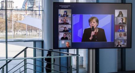 В ходе местных выборов партия Ангелы Меркель отступила в двух федеральных землях