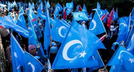 Уйгурская демонстрация в Турции