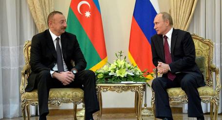 Владимир Путин и Ильхма Алиев