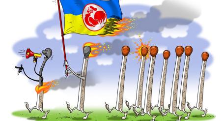 Украинская пропаганда: у нас чубы не вырастут!