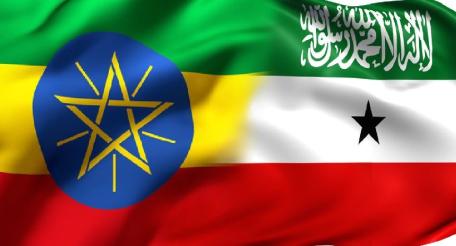 Флаги Эфиопии и Сомалиленда