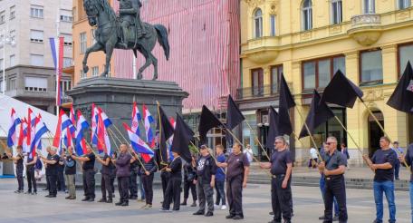 митинг хорватских ультраправых в поддержку киевского режима в Загребе, populismstudies.org