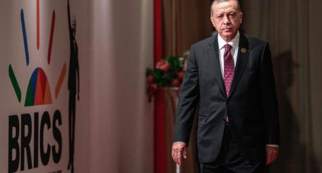 Эрдоган на саммите БРИКС 2019 года