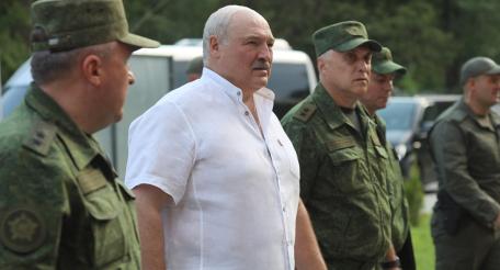 Лукашенко на границе с Украиной
