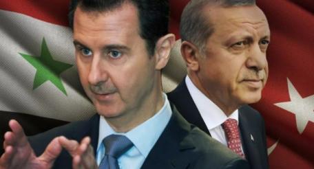 Президенты Сирии и Турции Башар Асад и Реджеп Эрдоган