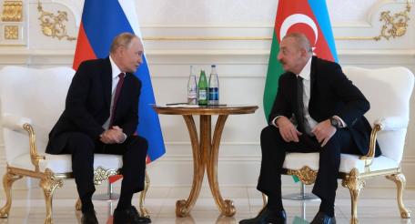 Переговоры Владимира Путина с Ильхамом Алиевым