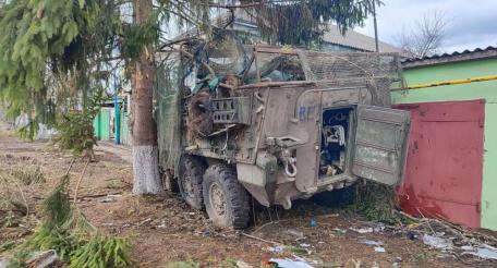 очередной БТР М1126 Stryker, который достался нашим военнослужащим в Судже. Это минимум четвёртый целый М1126, который достался нашим военнослужащим в Судже и прилегающих населённых пунктах