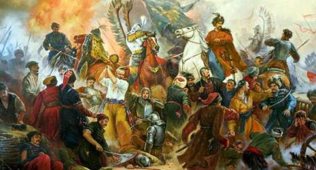 Польские историки изобрели новый жертвенный термин - "сарматская Катынь". Так они называют уничтожение польских войск под Батогом в 1652 запорожскими казаками Богдана Хмельницкого и его союзниками-татарами. 