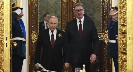 Президенты Вучич и Путин