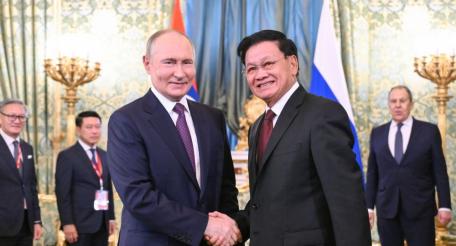 Дружба, проверенная временем. В Кремле состоялись переговоры Президентов России и Лаоса