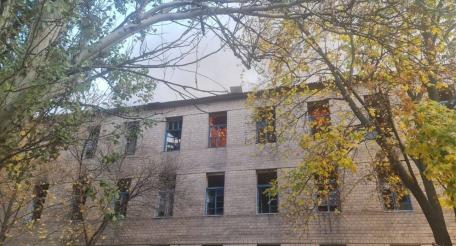 Дружковка пораженный ударами Гераней ПВД ВСУ ночью, источник Телеграм-канал Хроники Гераней