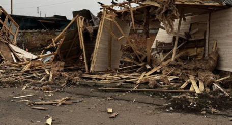 последствия ночных ударов в Новгороде-Северском Черниговской области, источник Телеграм-канал Хроники Гераней