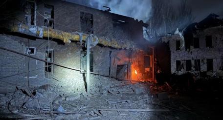 последствия вчерашних ударов по Славянску, источник Телеграм-канал Хроники Гераней