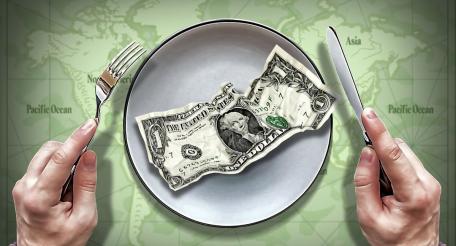 По всем трём видам инвестиций в международной позиции Соединенных Штатов при Трампе минус, но особенно большой минус по портфельным инвестициям.