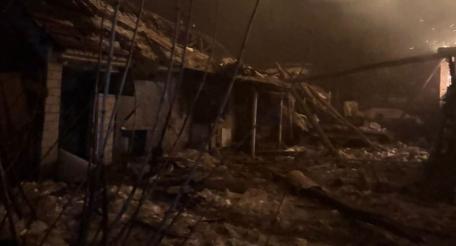 последствия ночных ударов по целям в Харьковской области, источник Телеграм-канал Хроники Гераней