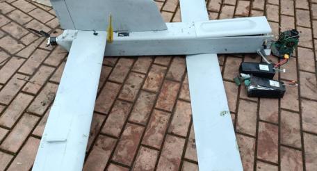 обломки редкого дрона-камикадзе «Куб-2-2», эпизодически применяемого ВС РФ в зоне СВО, источник Телеграм-канал Военный Осведомитель