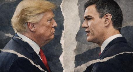 Дональд Трамп и Педро Санчес