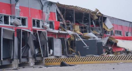 в Запорожье под удар попал терминал Новой Почты, источник мессенджер MAX сообщество Хроники Гераней