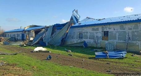 Копани Харьковской области – последствия удара Герани, источник МАХ-канал Хроники Гераней