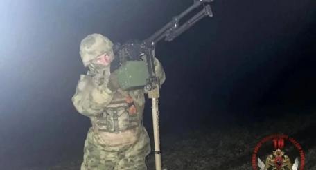 росгвардейцы сорвали ночную атаку вражеских беспилотников на объекты гражданской инфраструктуры в ЛНР, источник МАХ-канал Росгвардия