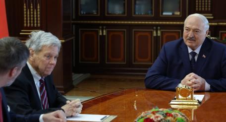 Переговоры президента Белоруссии Александра Лукашенко с амеркианской делегацией