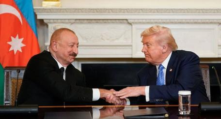 Ильхам Алиев и Дональд Трамп