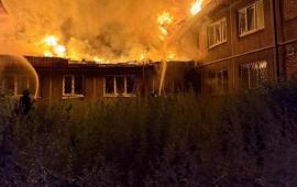 последствия удара БПЛА в Константиновке по ПВД ВСУ на Донбассе, источник Телеграм-канал Хроники Гераней