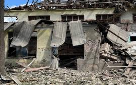 последствия ударов Гераней в Курортном Чугуевского района Харьковской области, источник Телеграм-канал Хроники Гераней
