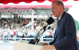 Реджеп Эрдоган на севере Кипра, июль 2025 года