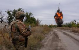 сапёры группировки войск «Центр» продолжают разминирование освобождённых территорий ДНР на Красноармейском направлении, источник Телеграм-канал Минобороны России