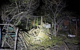 вражеский БПЛА вчера ночью упал в южной части Луганска, источник Телеграм-канал Русский Легион