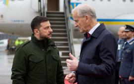 премьер-министр Норвегии и Зеленский