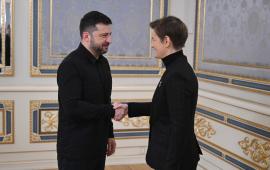 Спикер Национальной ассамблеи Сербии Ана Брнабич побывала в начале недели в Киеве, где встретилась с председателем Верховной рады Стефанчуком и Зеленским