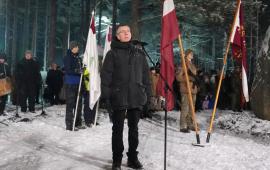 Президент Латвии Эдгарс Ринкевич в годовщину Рождественских боев, а именно Митавской наступательной операции Русской императорской армии декабря 1916 года по старому стилю (января 1917 года по новому стилю), посетил находящийся в районе пулемётной горки и Терельских болот под Елгавой мемориал в память латышских стрелков, павших в боях с немцами.