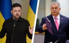 Владимир Зеленский и Виктор Орбан непримиримые враги