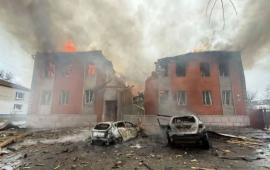 Черниговская область, Новгород-Северский. Здесь прилетело по зданию налоговой инспекции, источник сообщество Оперативные Сводки в мессенджере МАХ