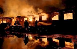 Последствия ударов Гераней в Шостке Сумской области, источник сообщество Хроники Гераней в мессенджере МАХ