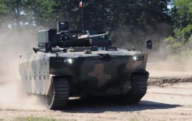 Польская бронетехника на границе с Калининградской областью