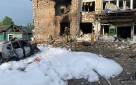 последствия ночных ударов Гераней в Батурине Черниговской области, источник МАХ-канал Хроники Гераней