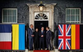 На днях в Лондоне состоялась встреча лидеров Британии, Германии и Франции, а также примкнувшего к ним Зеленского.