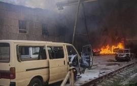 ракетой «Бандероль» уничтожен сортировочный цех «Укрпочты» в Павлограде, источник МАХ-канал Дневник Десантника