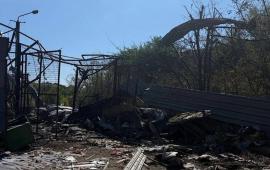 российская армия нанесла удар по логистическим складам в Индустриальном районе Днепропетровска, источник МАХ-канал Сводки и Аналитика СВО