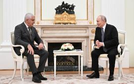 Поздравление из Кремля по случаю избрания М. Каболова президентом Южной Осетии 